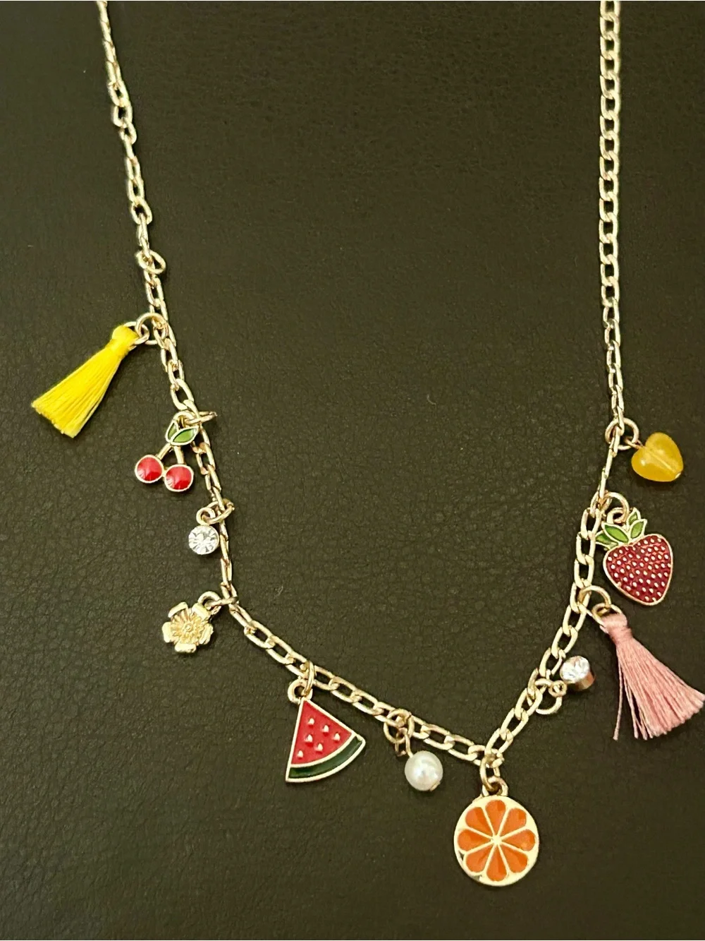 Icing Charm Necklace and Bracelet Set